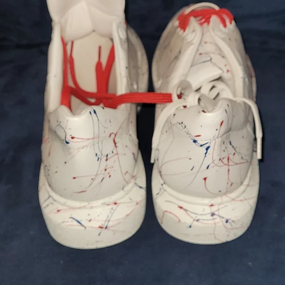 New California Swagg Splash sneakers...Red/Blue size 12 - Picture 6 of 13